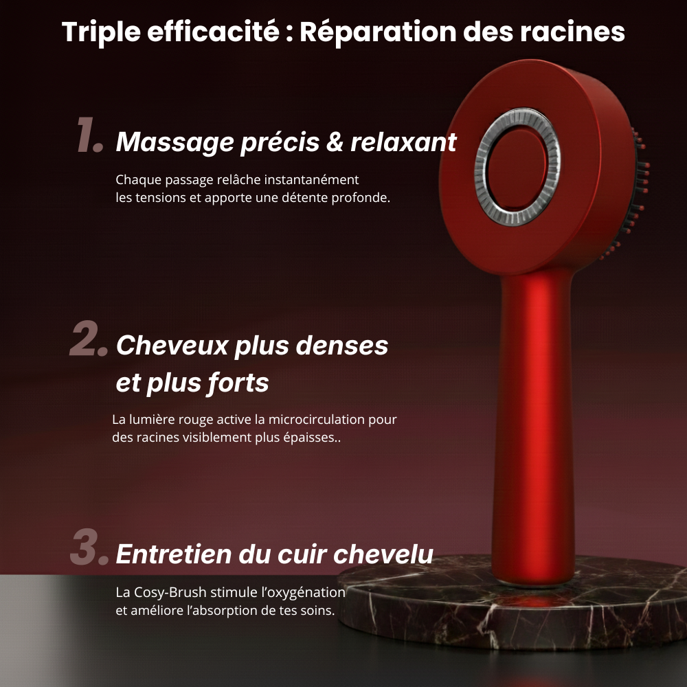 Cosy-Brush 3-en-1 - Masseuse, Diffuseuse, Soigneuse